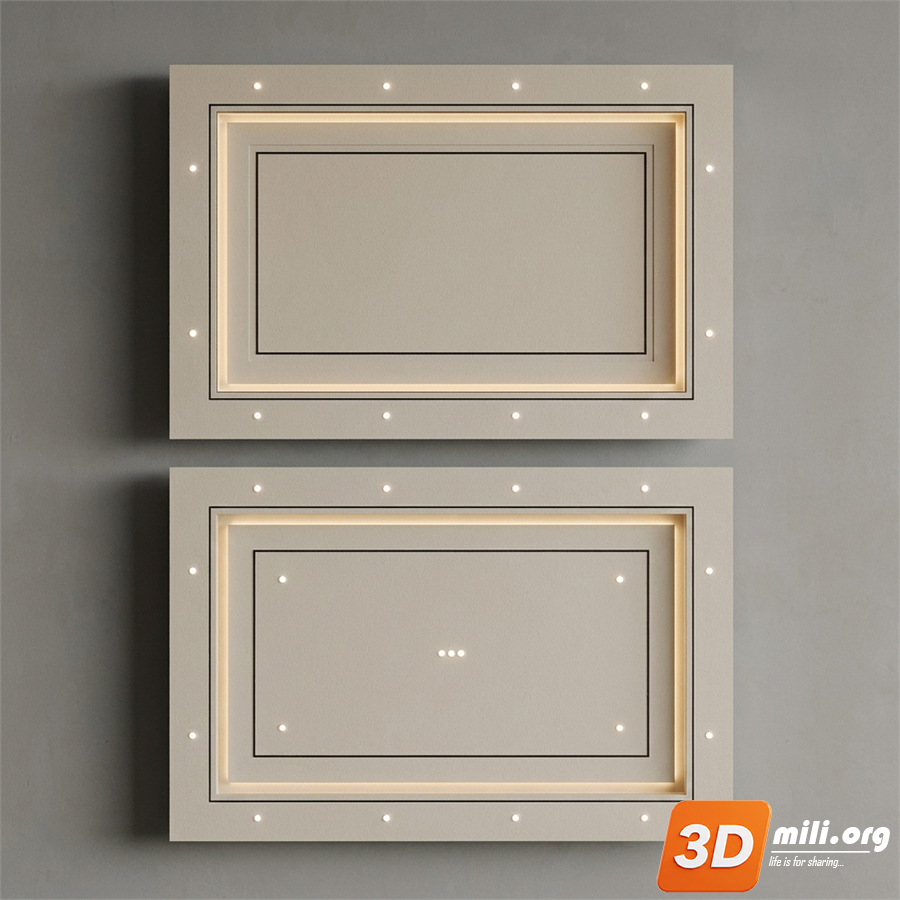 Ceiling Decoration Skp Files
